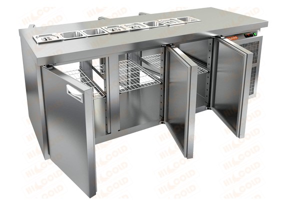 Стол охлаждаемый для салатов (саладетта) HICOLD SL2T-111/GN